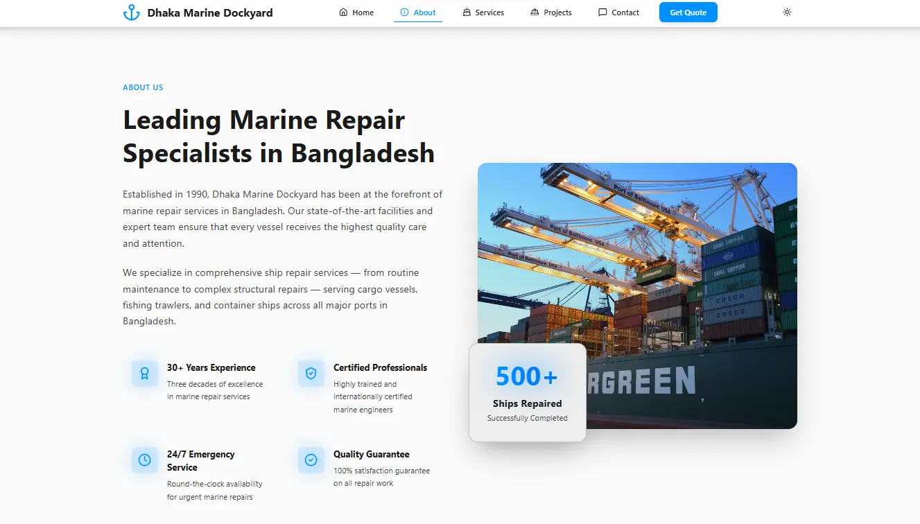 Services Section - Shipping & Logistics