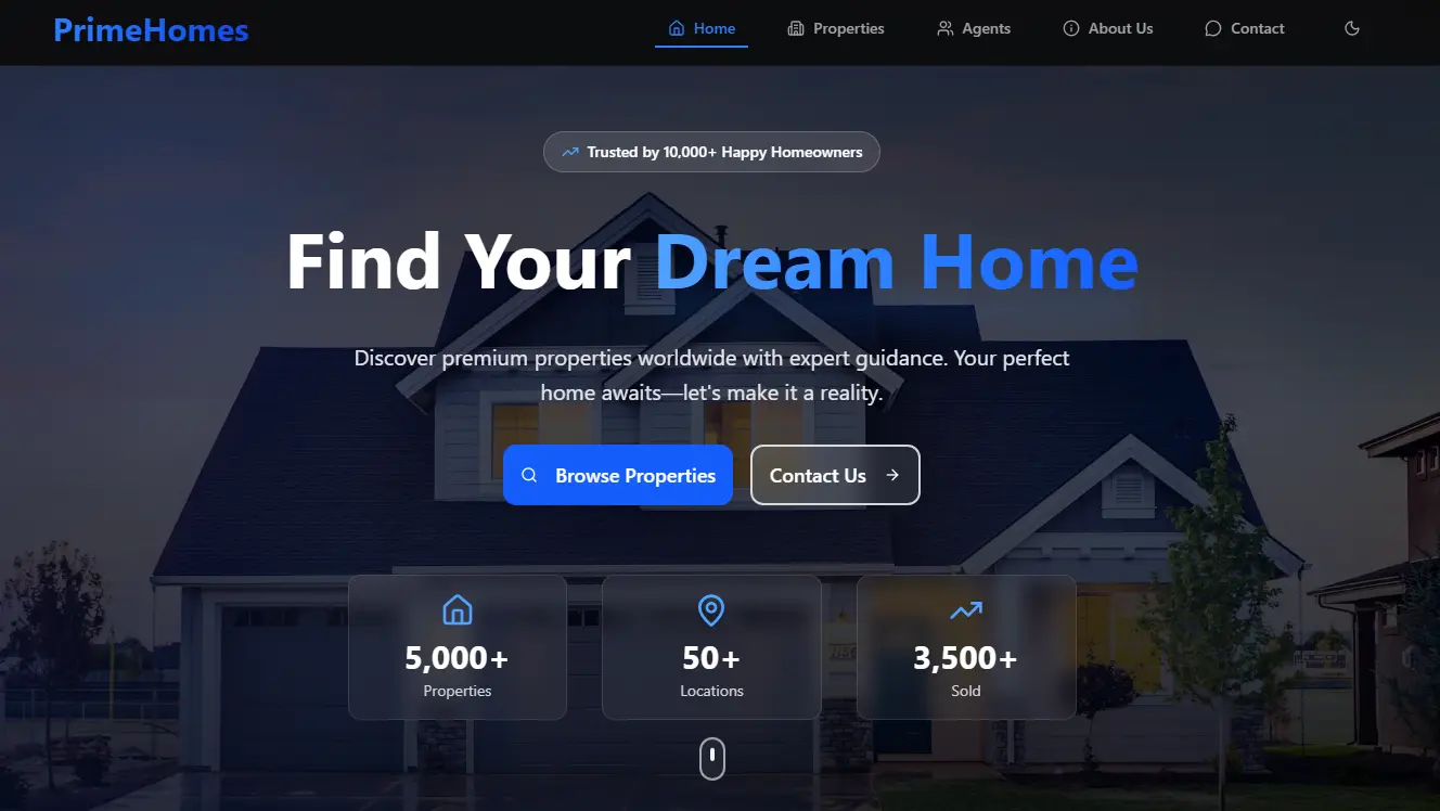 🏡 Real Estate Template