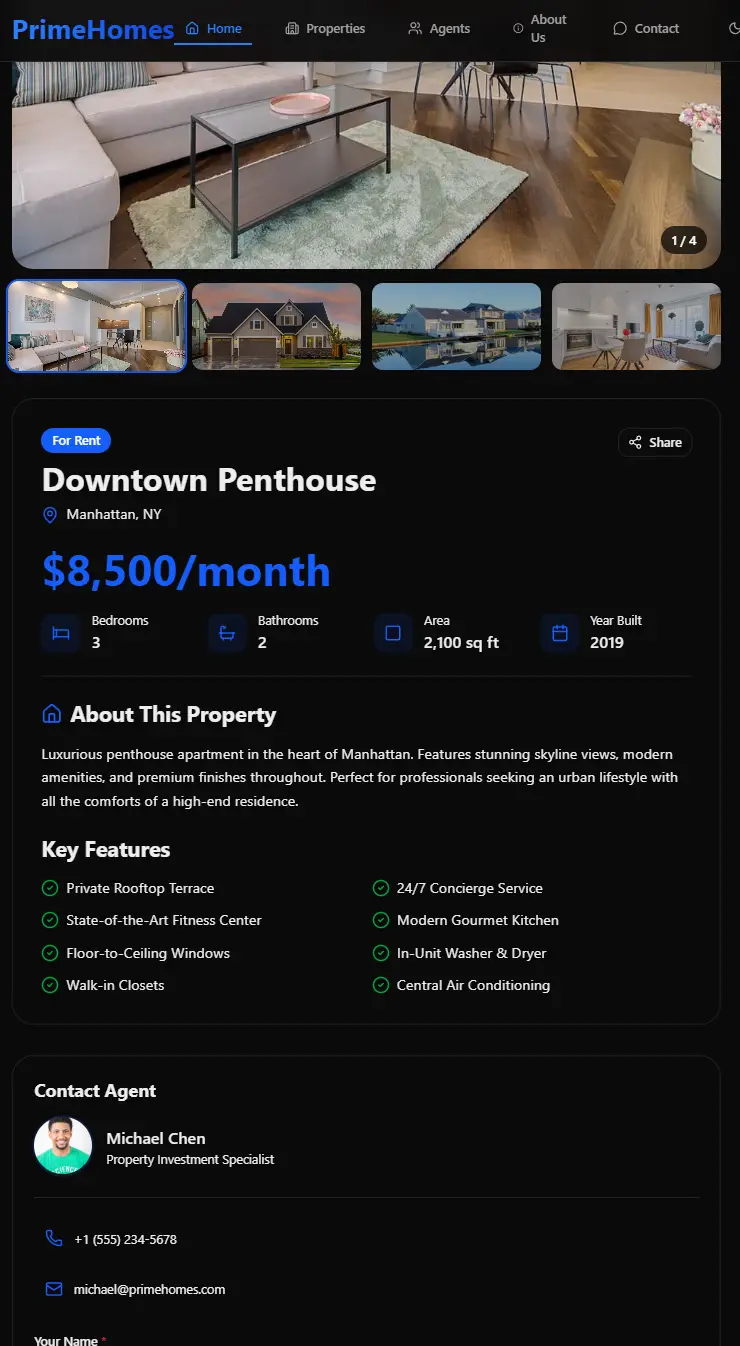 Single Property View